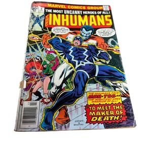 Marvel The Inhumans #9 Feb 1976 Bronze Age Medusa Collectors Vintage Comic Book